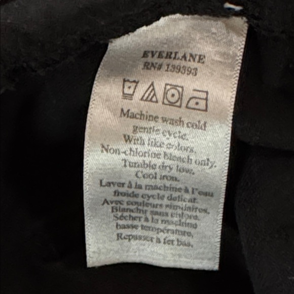 Everlane Straight Leg Crop Black - Picture 5 of 10